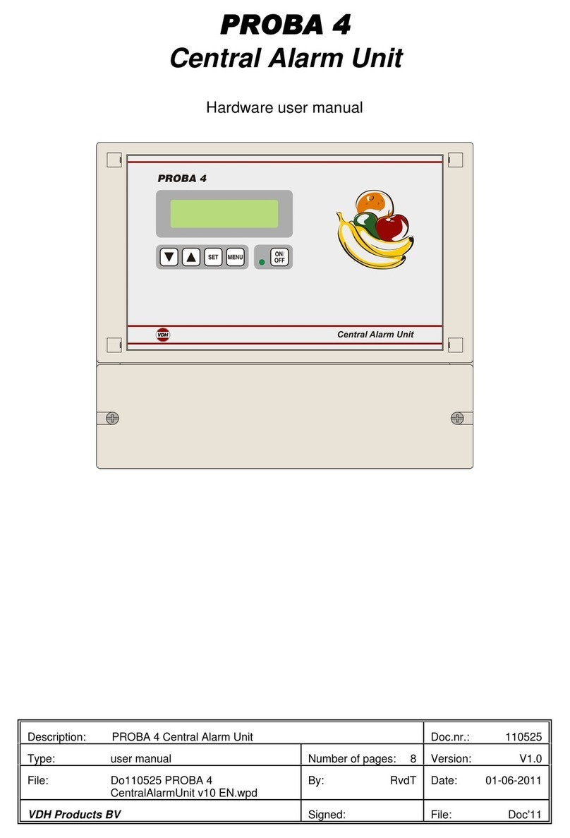 VDH Products PROBA 4 user manual