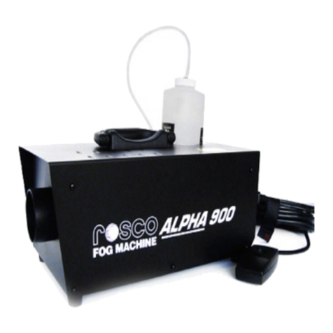 Rosco Alpha 900 User manual