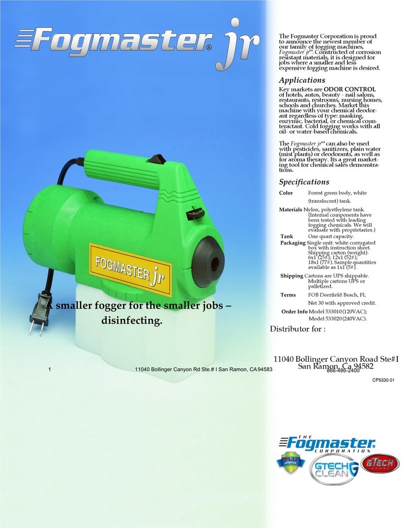 Fogmaster FOG-001 manual