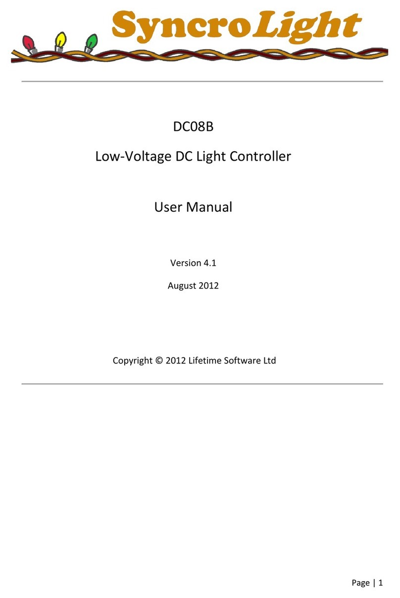 Lifetime SyncroLight DC08B user manual