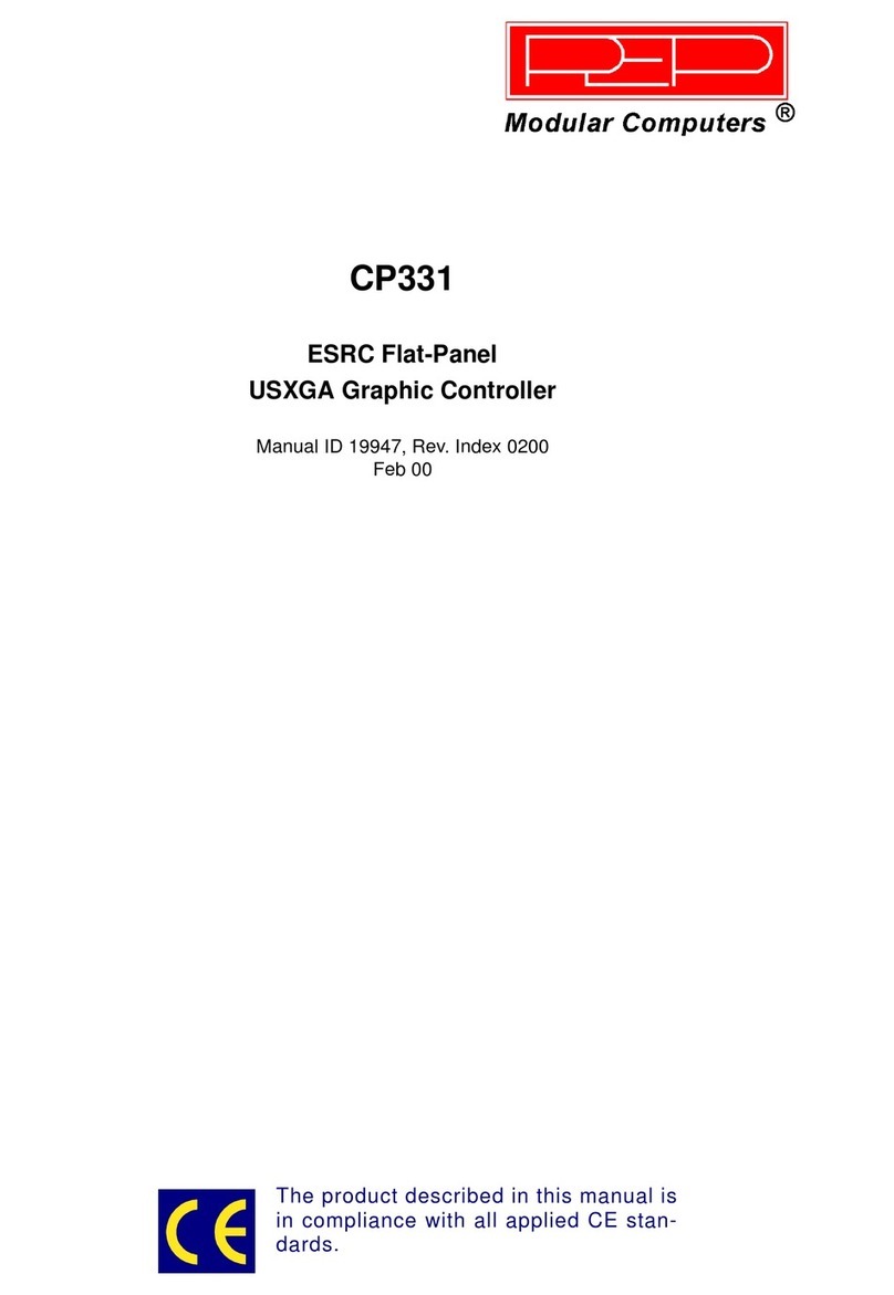 PEP Modular Computers CP331 User manual