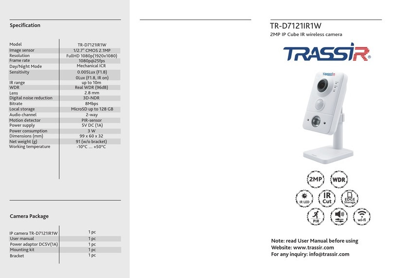 TRASSIR TR-D7121IR1W manual
