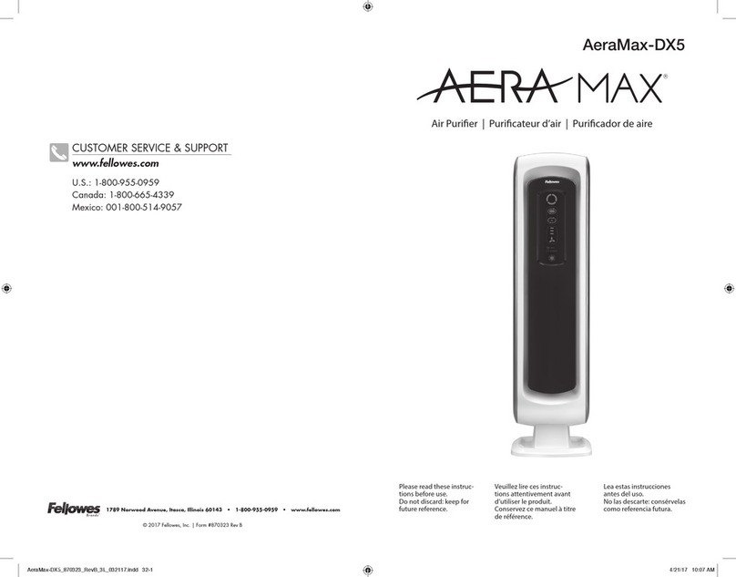 Fellowes AeraMax-DX5 manual
