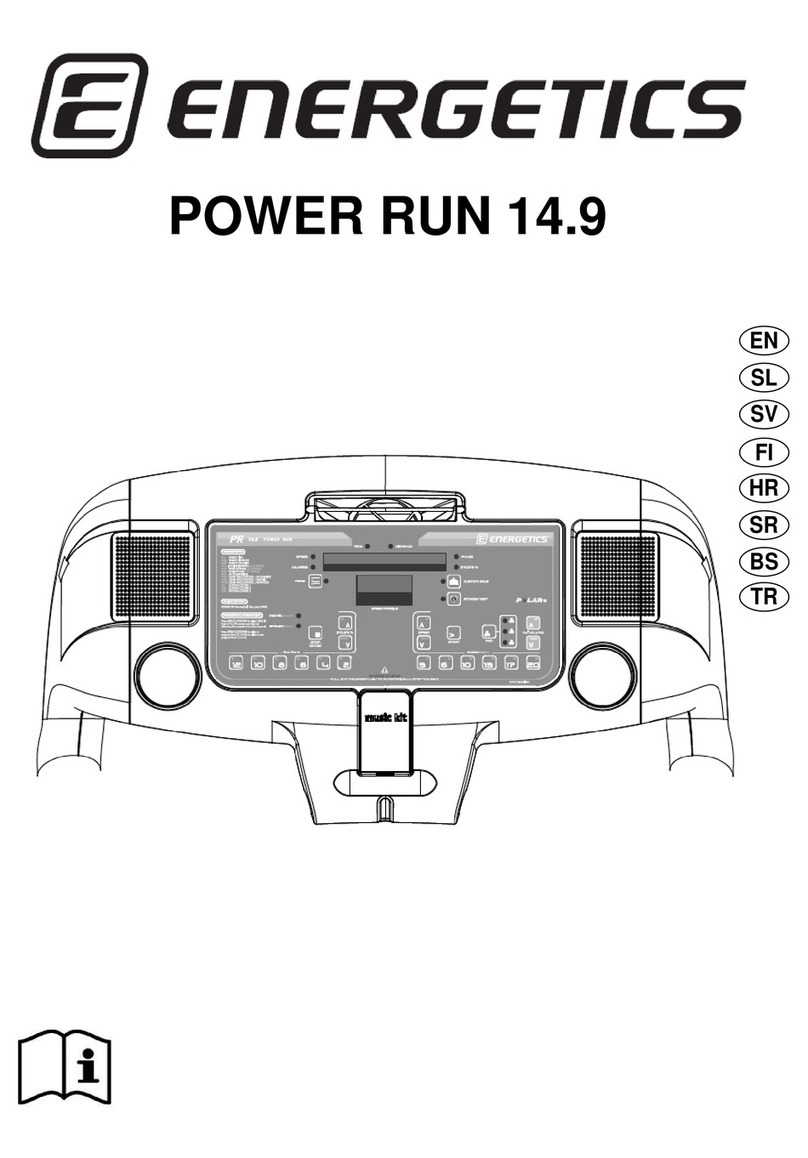 Energetics POWER RUN 14.9 owner's manual