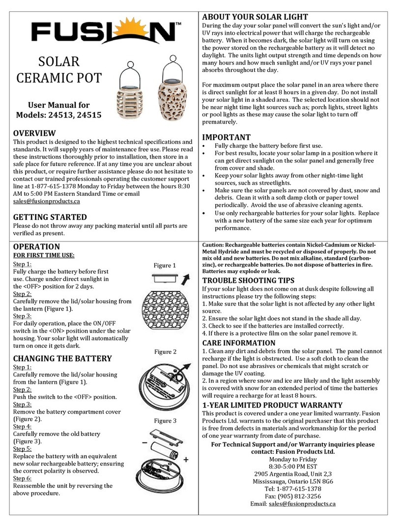 Fuslon 24513 User manual