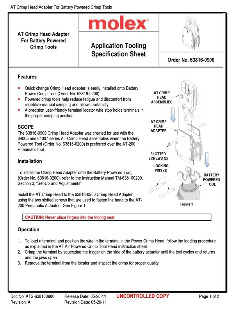 molex 63816-0900 User manual