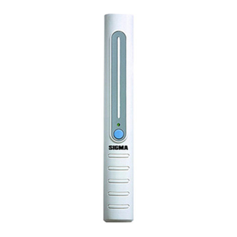Sigma UV Sanitizing Wand quick start guide