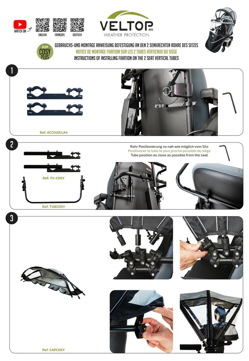 VELTOP COSY PLUS Instruction Manual
