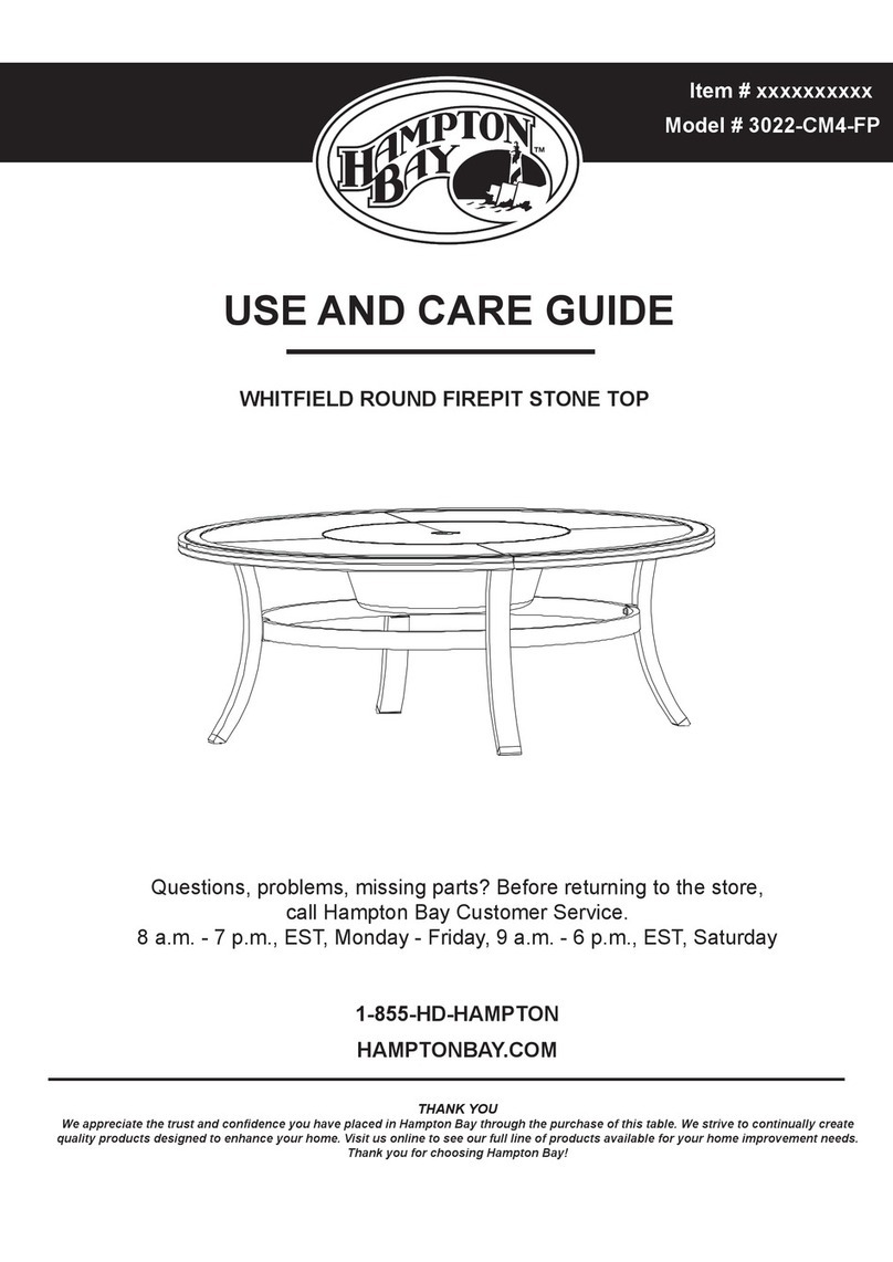 HAMPTON BAY 3022-CM4-FP Use and care guide HAMPTON BAY 3022-CM4-FP Use and care guide