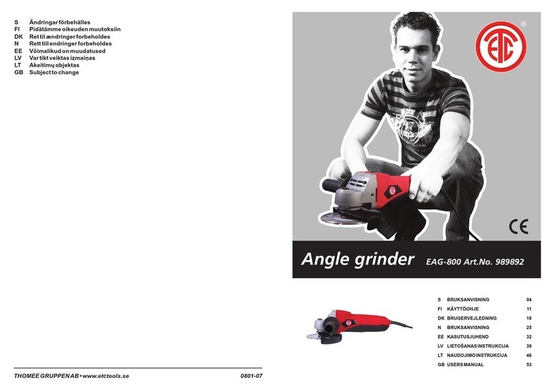ETC Tools EAG-800 user manual
