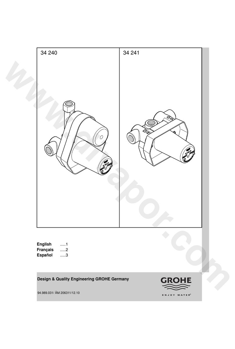 Grohe 34 240 quick start guide