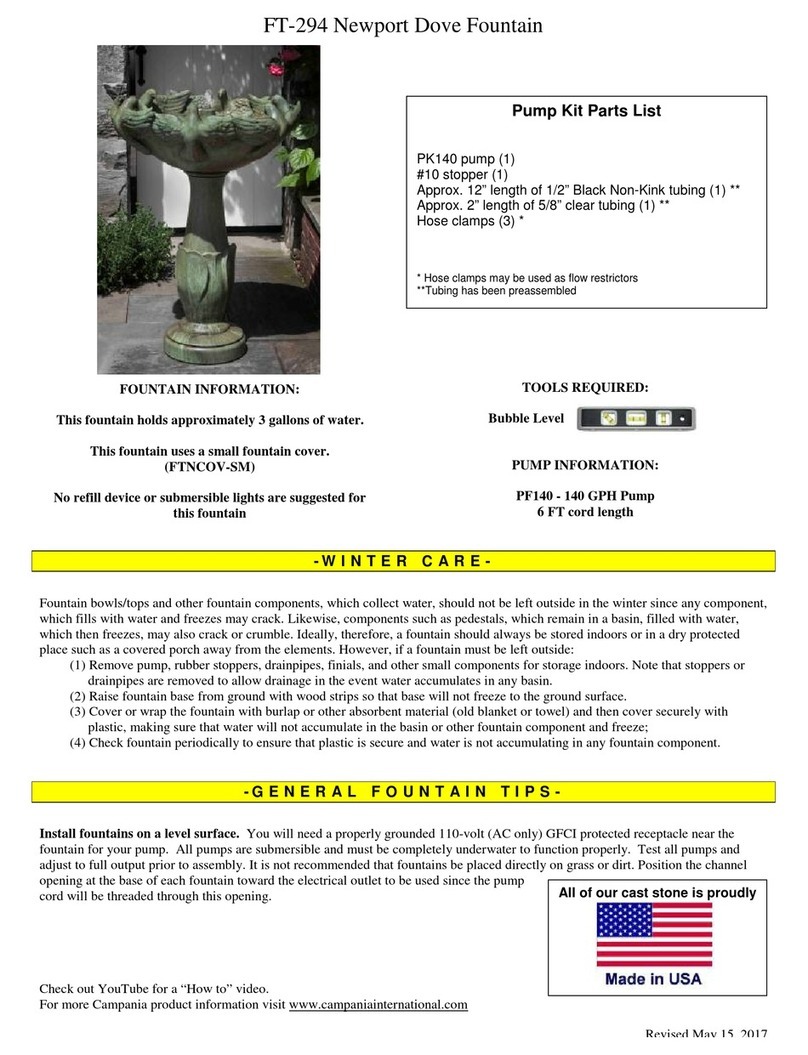 Campania International Newport Dove quick start guide Campania International Newport Dove quick start guide