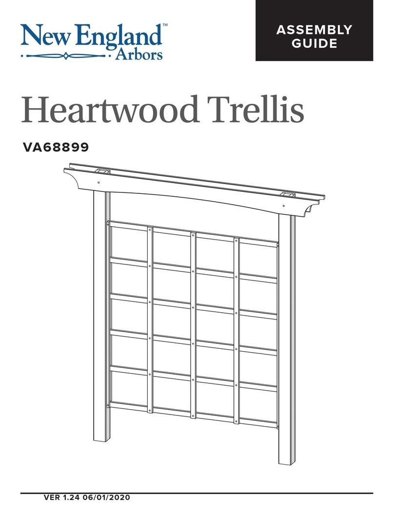 New England Arbors Heartwood VA68899 Assembly guide