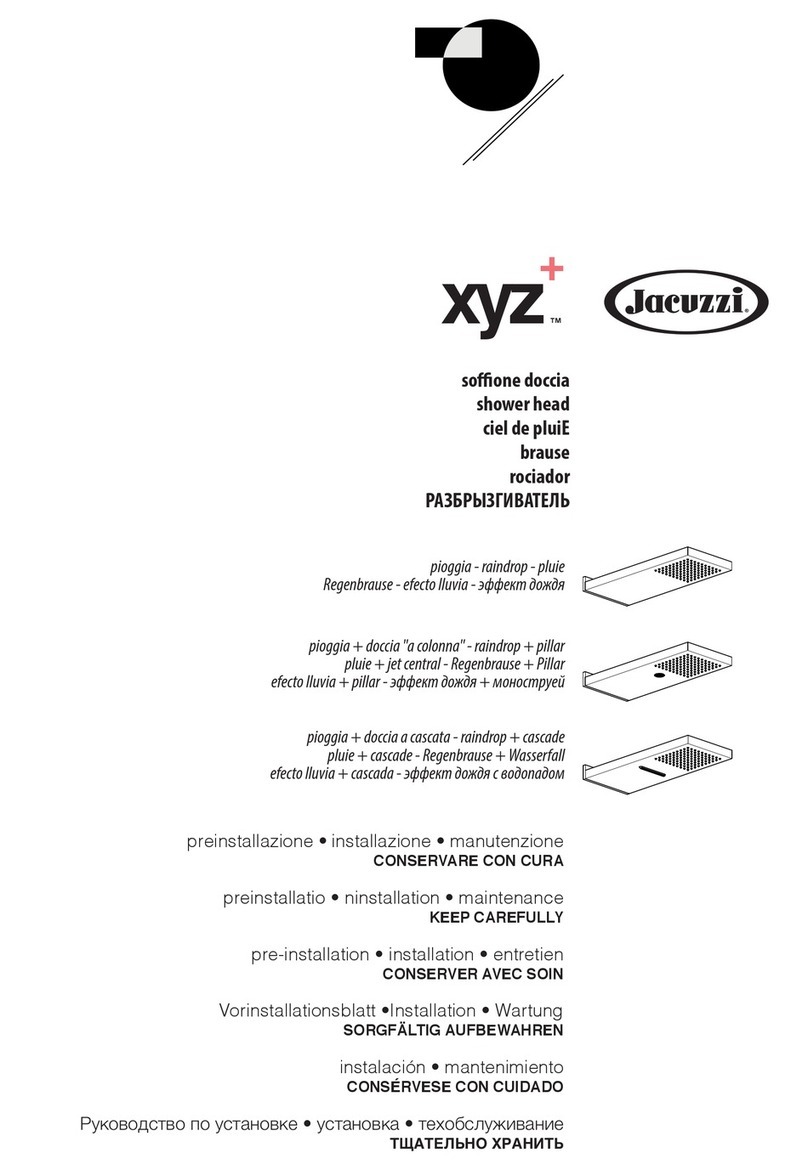 Jacuzzi xyz+ User manual Jacuzzi xyz+ User manual