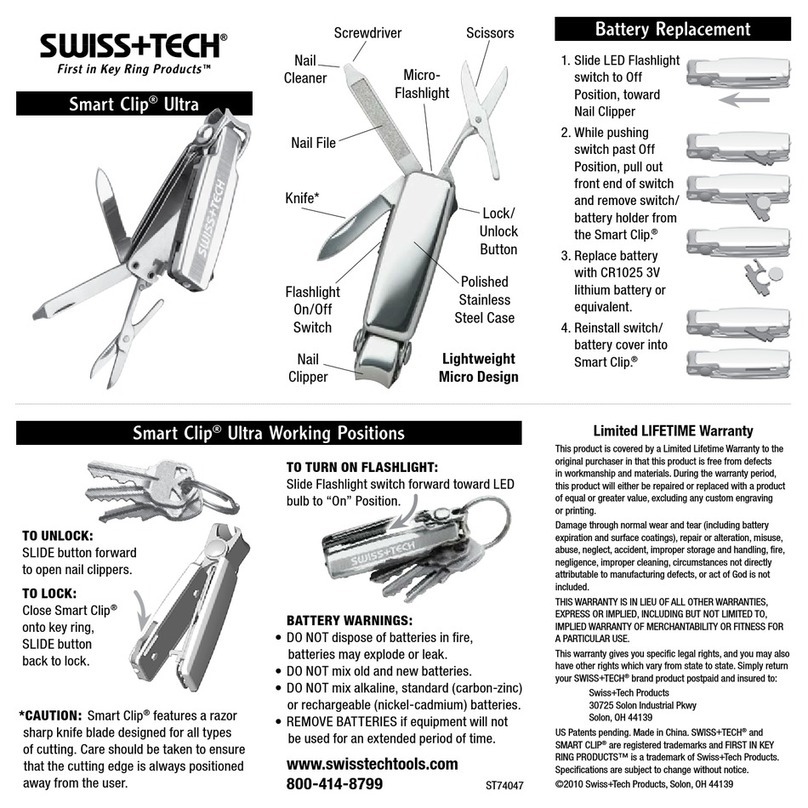 Swisstech Smart Clip Ultra quick start guide