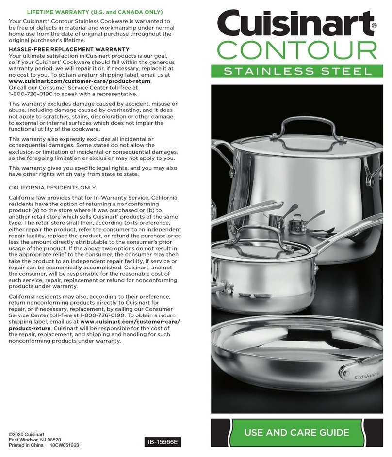Cuisinart CONTOUR STAINLESS User manual