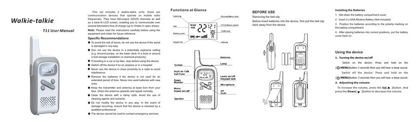 FCC T11 user manual