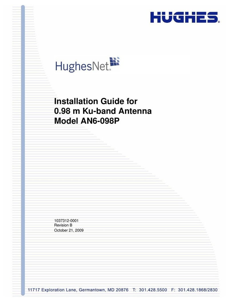 Hughes AN6-098P User manual Hughes AN6-098P User manual