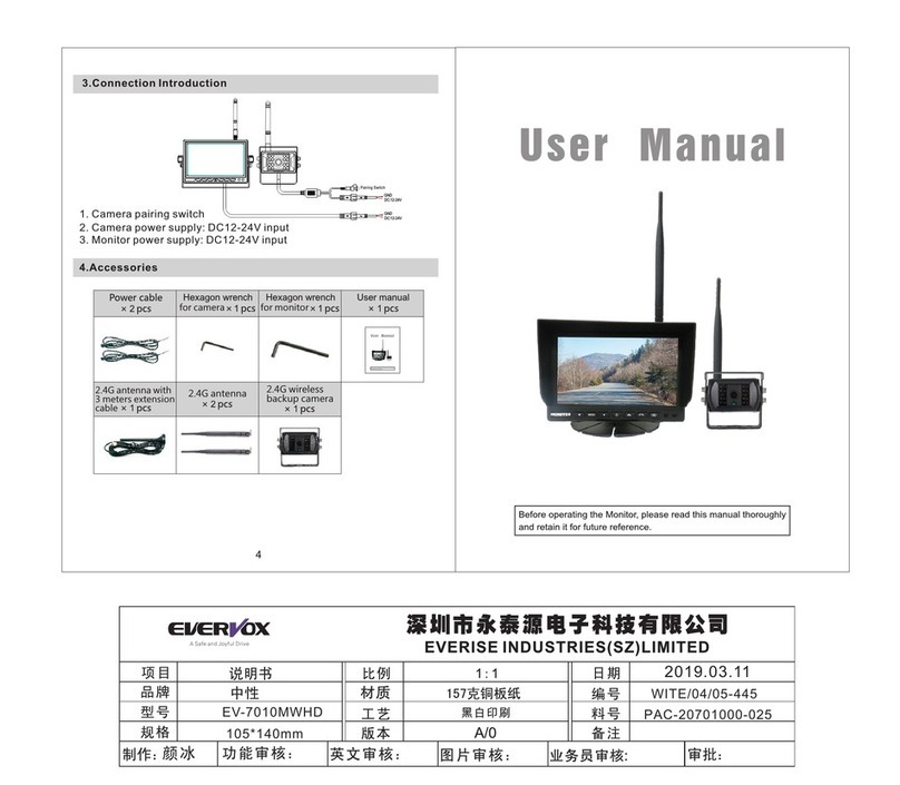 Evervox EV-7010MWHD user manual