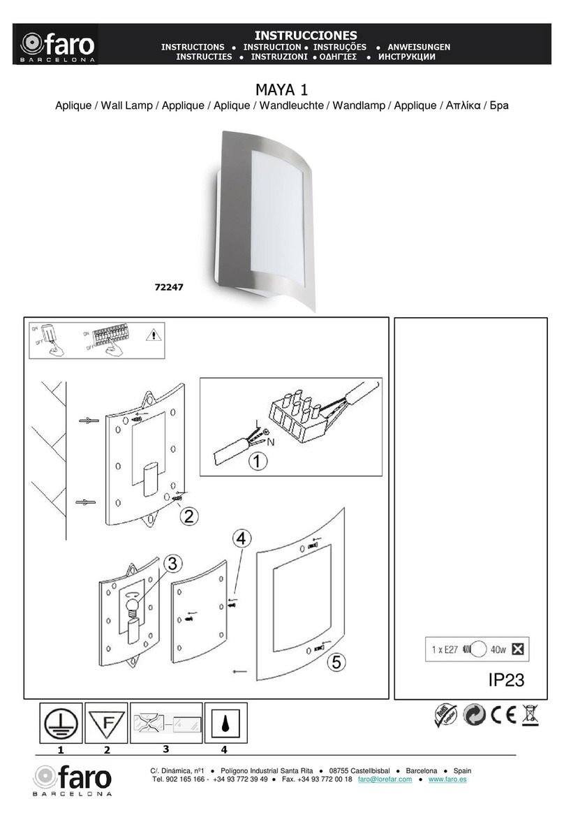 Faro Barcelona MAYA 1 User manual