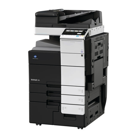Konica Minolta bizhub 758 User manual