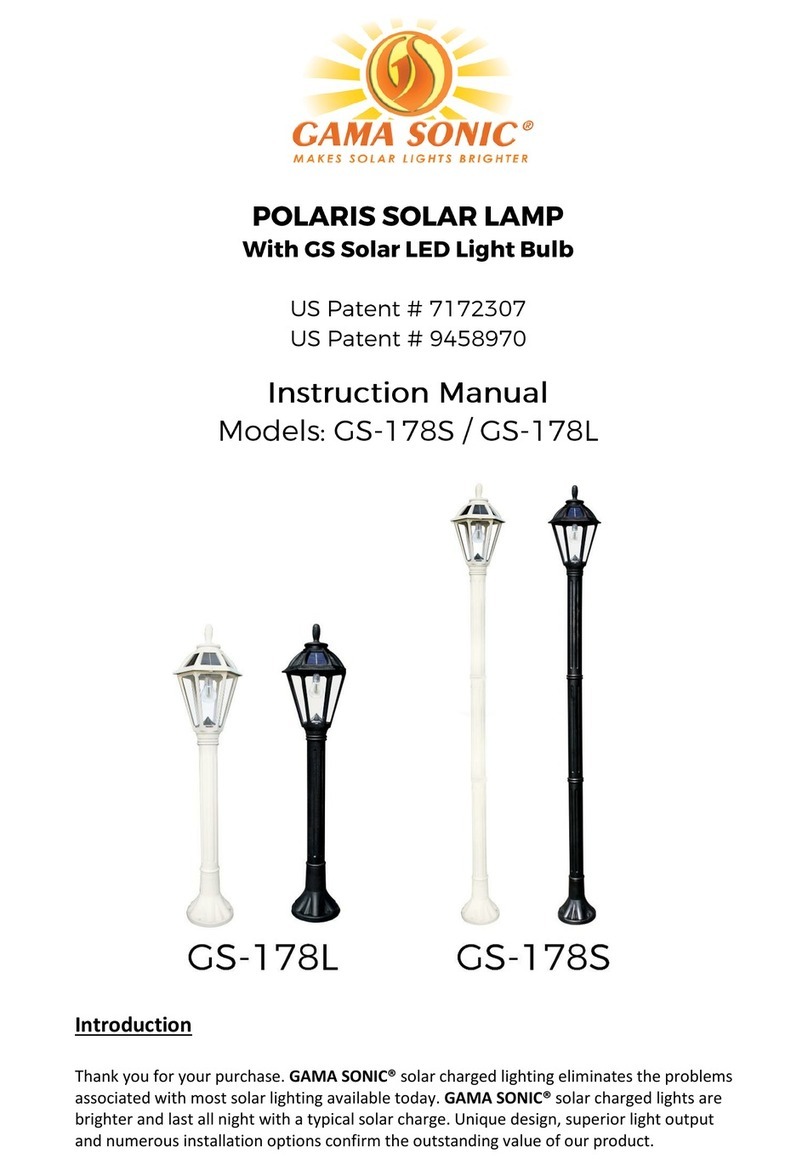 Gama Sonic Polaris CS-178S instruction manual