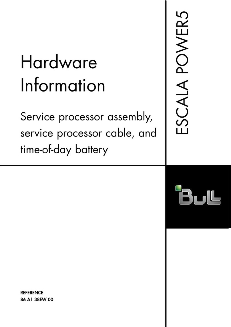Bull Escala PL 245T/R Hardware Information