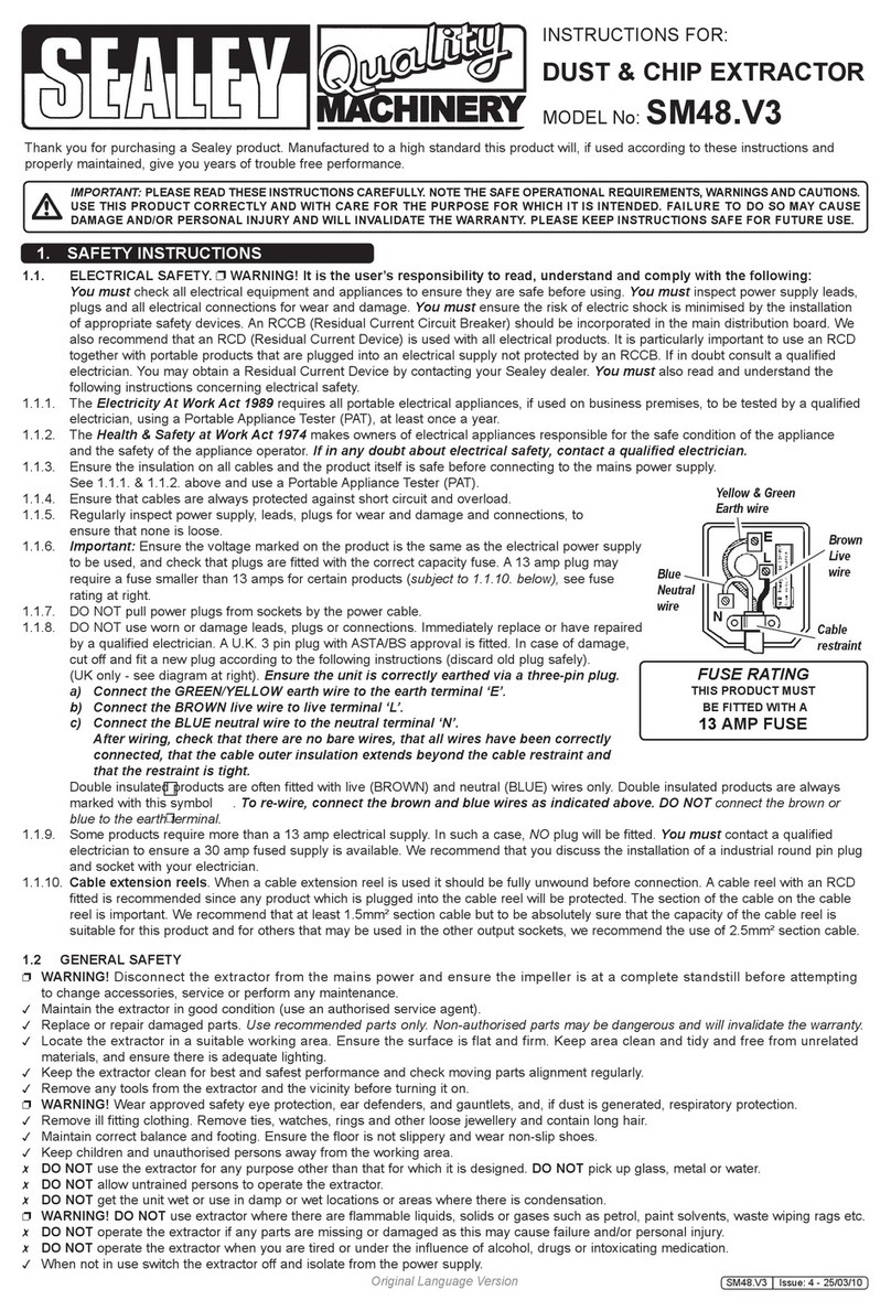 Sealey SM48.V3 User manual