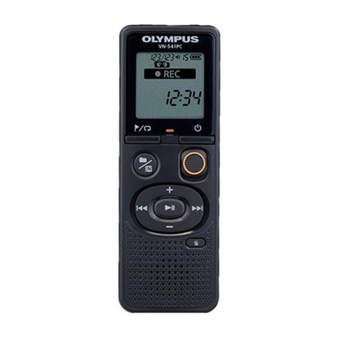 Olympus VN-540PC User manual Olympus VN-540PC User manual