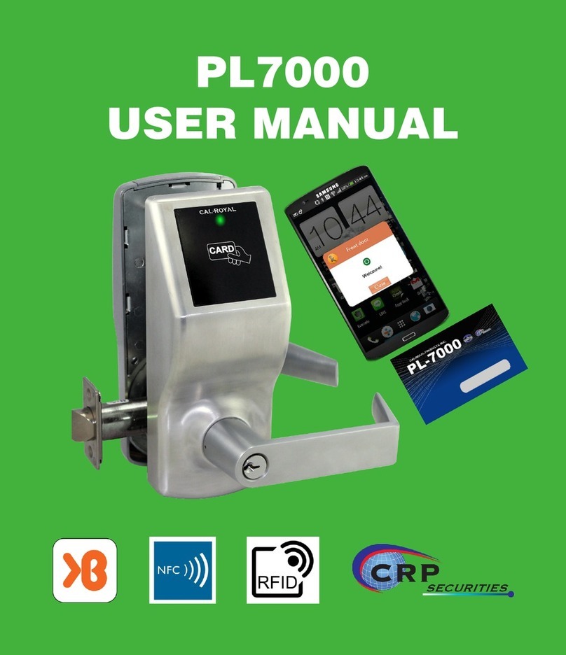 CRP Securities PL7000 user manual