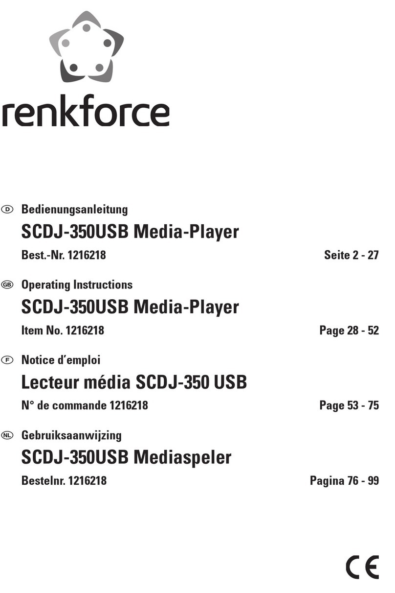 Renkforce SCDJ-350USB operating instructions