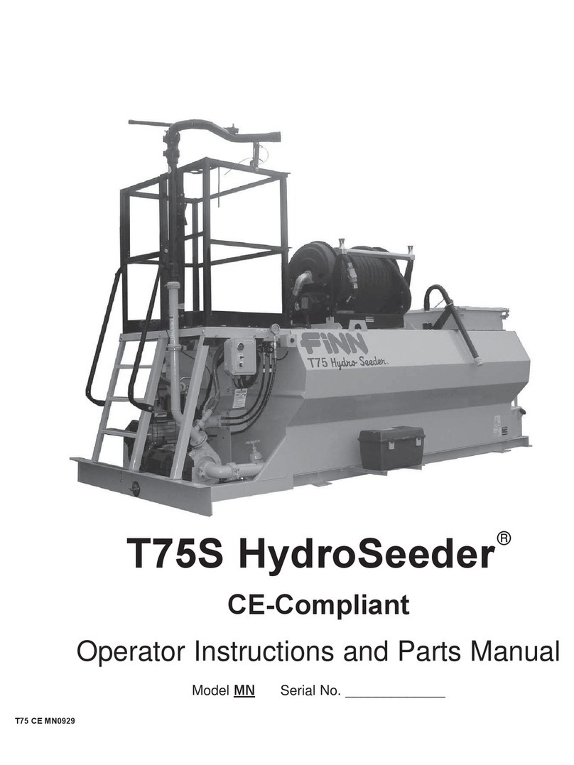 Finn HydroSeeder T75S Parts list manual