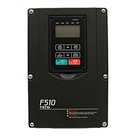 TECO F510 series Manual