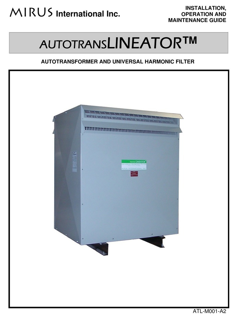 Mirus AUTOTRANSLINEATOR Installation, operation and maintenance guide