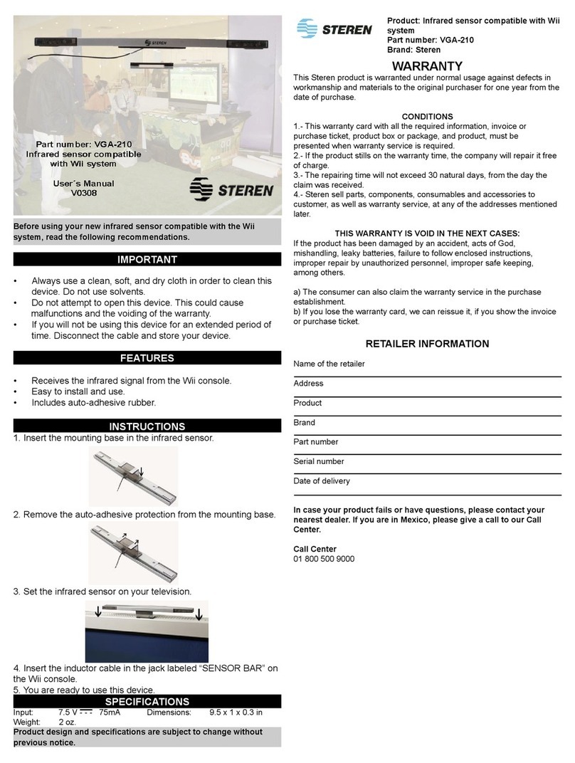 Steren VGA-210 User manual