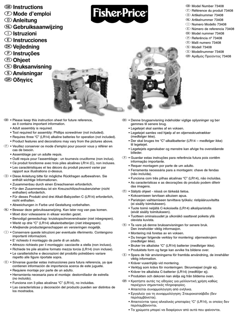 Fisher-Price 73408 User manual