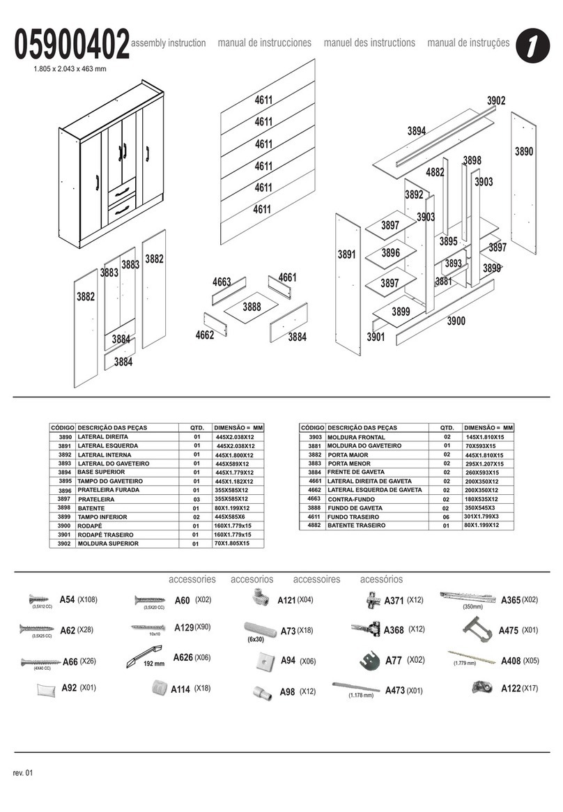 Zanzini 05900402 Assembly instructions