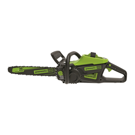 GreenWorks Pro CSC404 User manual