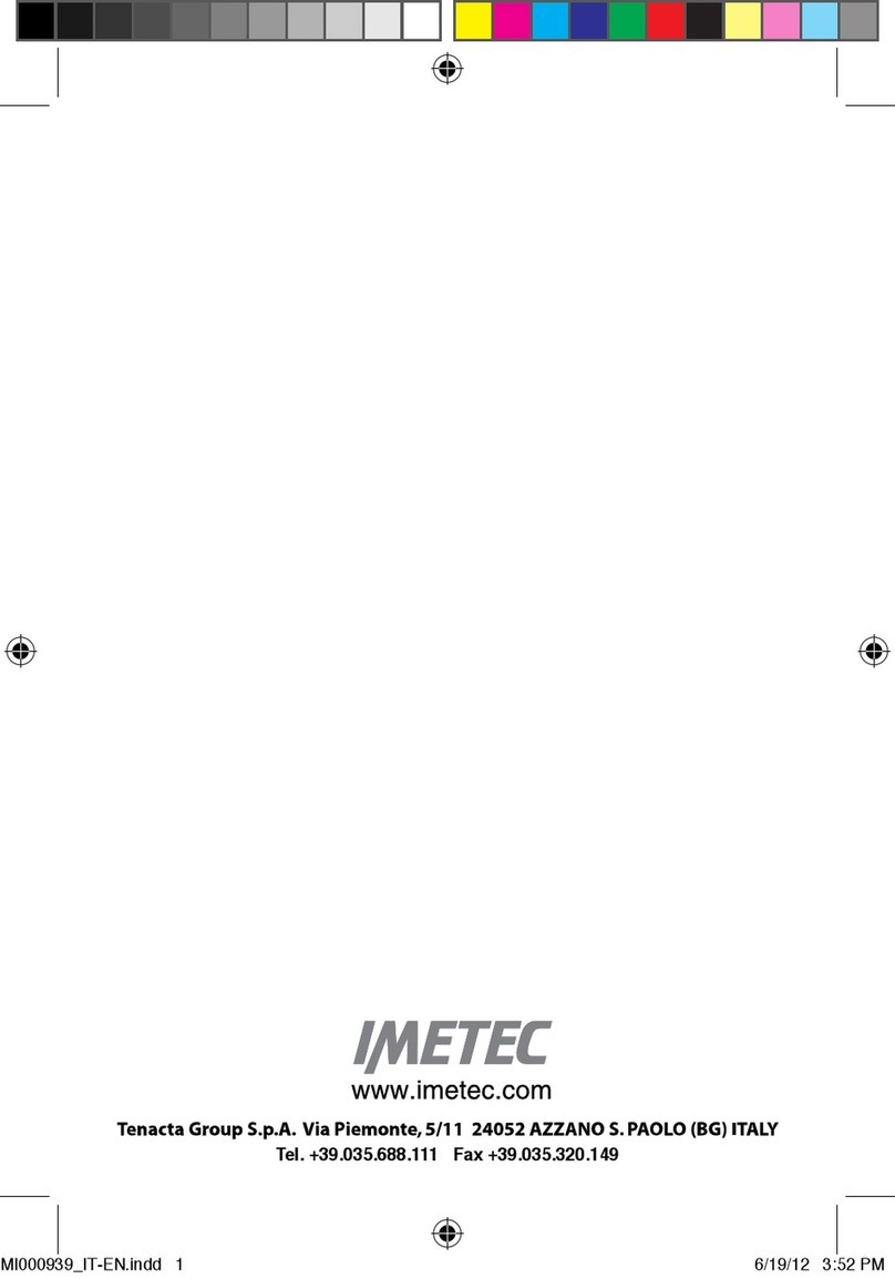Tenacta Imetek H7601 operating instructions