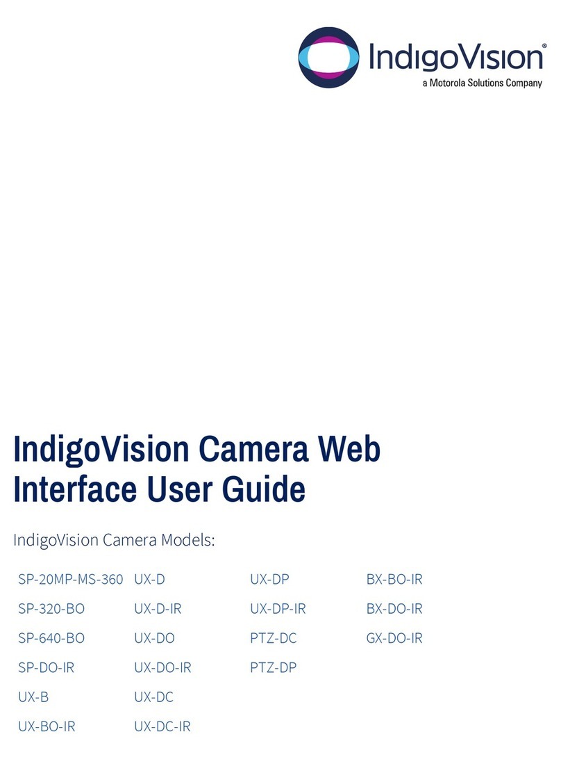 Motorola solutions IndigoVision SP-20MP-MS-360 User manual