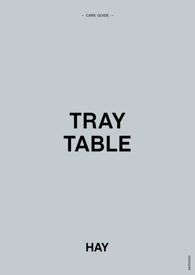 Hay Tray Table User manual