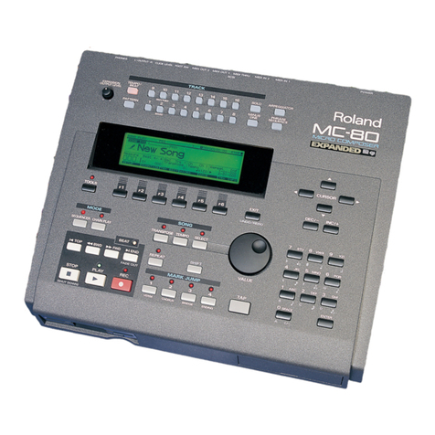 Roland Micro Composer MC-80 User manual