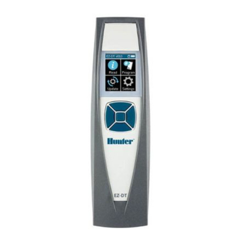 Hunter EZ-DT User manual