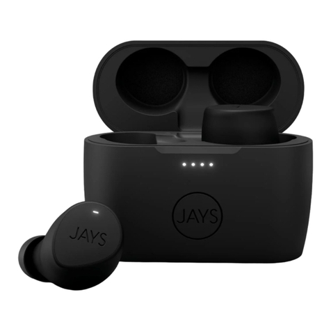 Jays m-Five True Wireless User manual