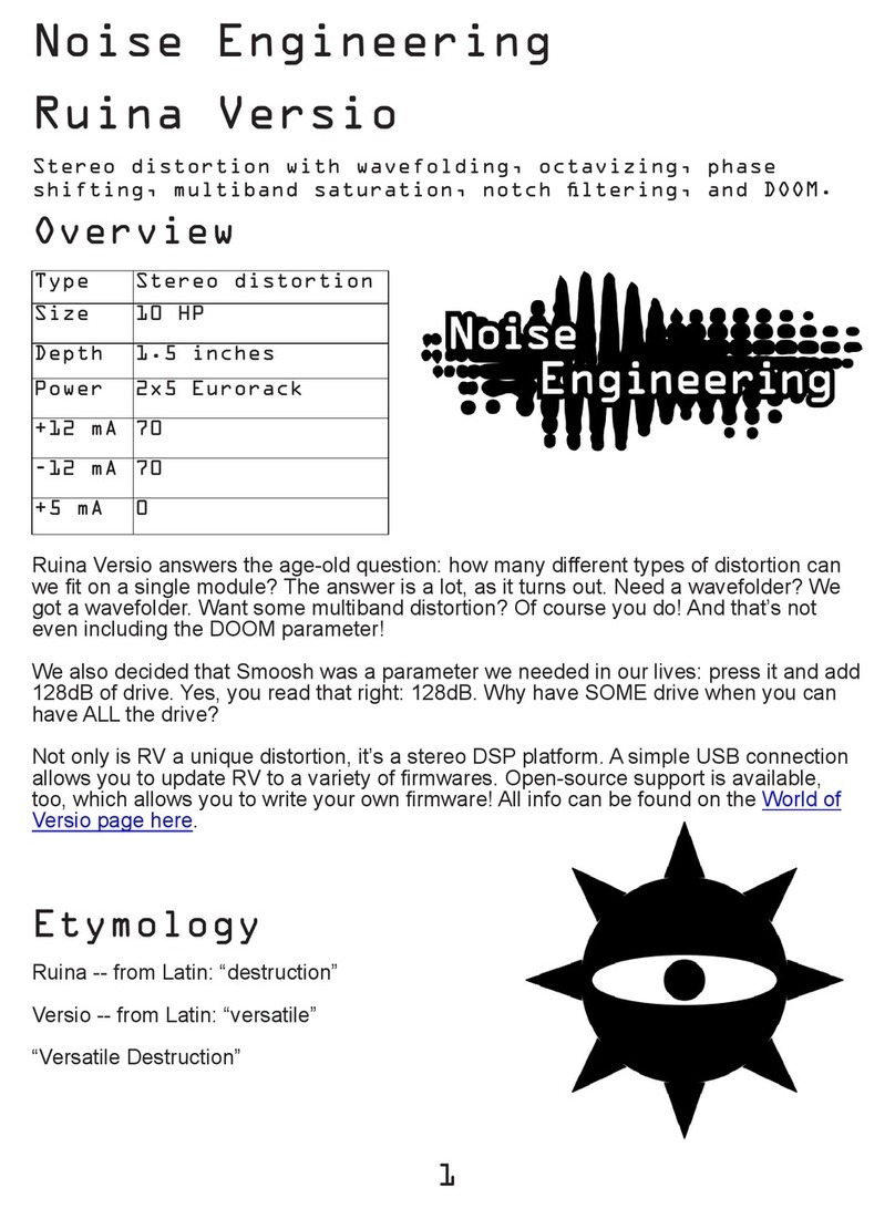Noise Engineering Ruina Versio User manual