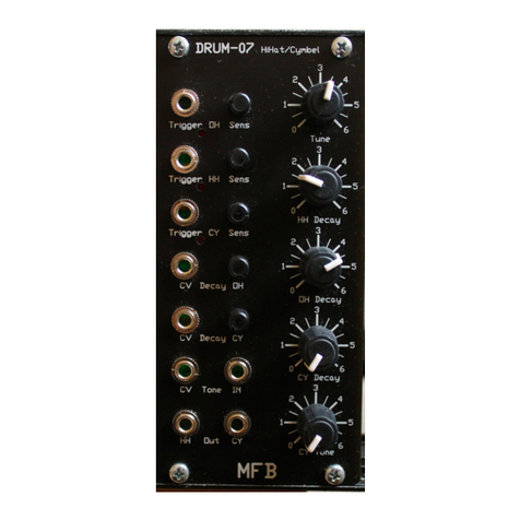 MFB DRUM-07 operating manual