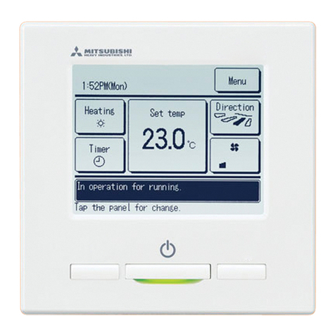Mitsubishi Heavy Industries eco touch RC-EXC3A User manual