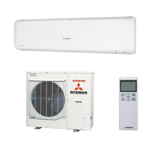 Mitsubishi Heavy Industries SRK100ZR-W User manual Mitsubishi Heavy Industries SRK100ZR-W User manual