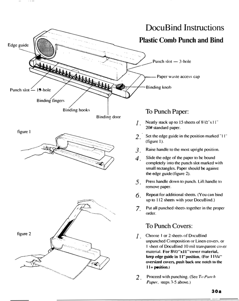 GBC DocuBind instructions