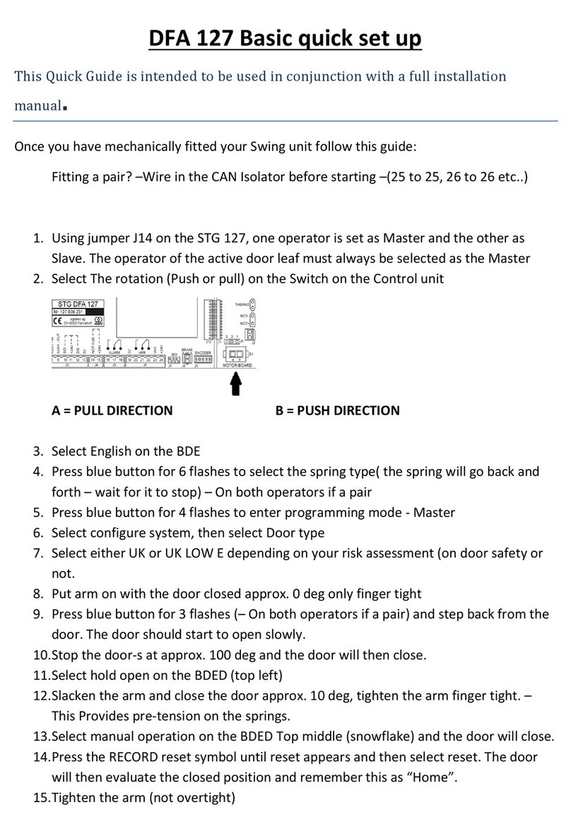 Record DFA 127 Basic Quick Set Up Record DFA 127 Basic Quick Set Up